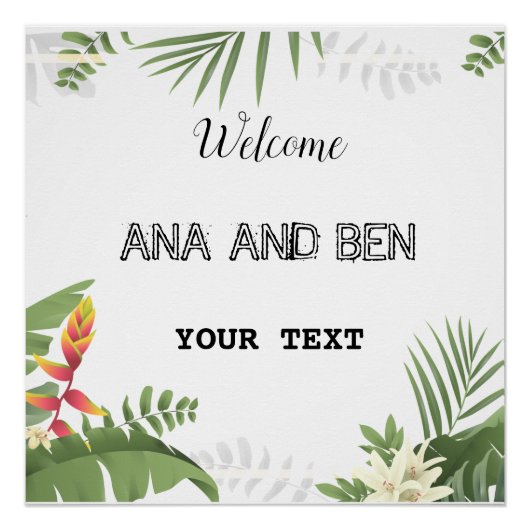 Schönes Grün Poster (Vorderseite)