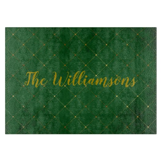 Schönes Grün Schneidebrett (Vorderseite)