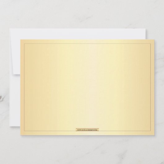 Schönes grünes Blumendesign danke Karte (Rückseite)