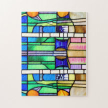 Schönes grünes Hartglas