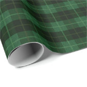 Schönes grünes Kariertes Weihnachtswackelpapier Geschenkpapier (Rolleneckpunkt)