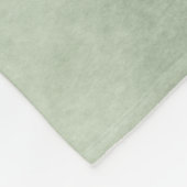 Schönes grünes Kleeblatt Fleecedecke (Ecke)