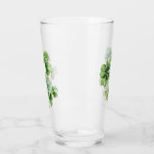 Schönes grünes Kleeblatt Glas (Links)
