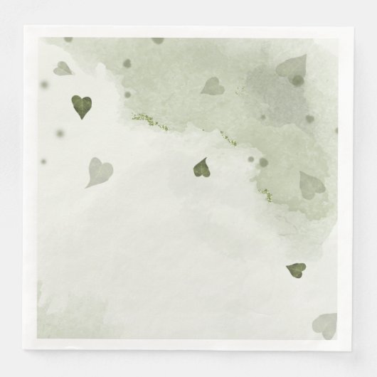 schönes grünes Wasser Serviette (Vorderseite)