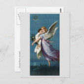 Schönes Guardian Angel Malerei Postkarte (Vorne/Hinten)