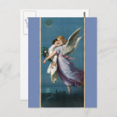 Schönes Guardian Angel Malerei Postkarte (Vorne/Hinten)