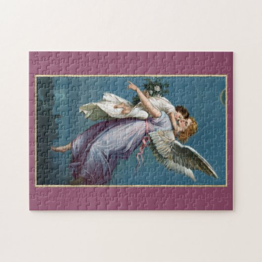 Schönes Guardian Angel Malerei Puzzle (Horizontal)