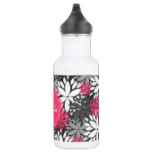 Schönes, gürtnisch angesagtes Monogramm-Blumenmust Trinkflasche (Rechts)