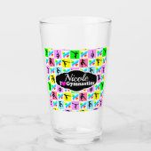 SCHÖNES GYMNASTICS-BUTTERFLY-DESIGN GLAS (Vorderseite)