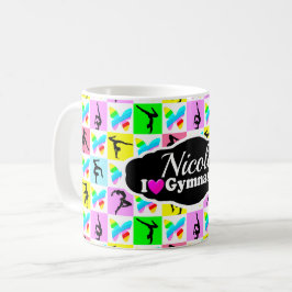 SCHÖNES GYMNASTICS-BUTTERFLY-DESIGN KAFFEETASSE