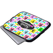 SCHÖNES GYMNASTICS-BUTTERFLY-DESIGN LAPTOPSCHUTZHÜLLE (Vorne Knopf)