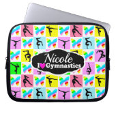 SCHÖNES GYMNASTICS-BUTTERFLY-DESIGN LAPTOPSCHUTZHÜLLE (Vorderseite)