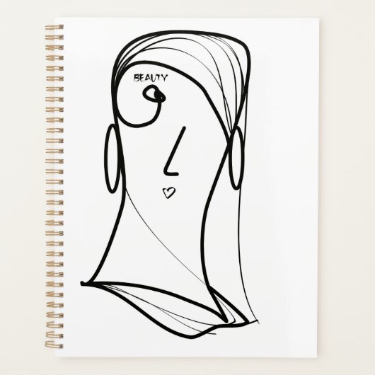 Schönes Haar gerade lang Planer (Vorderseite)