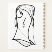 Schönes Haar gerade lang Planer (Rückseite)