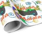 Schönes Hakuna Matata Baby. Geschenkpapier (Rolleneckpunkt)