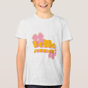 schönes Hallo Sommer Bild Tri-Blend Shirt