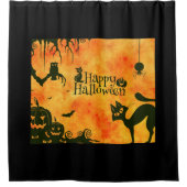 Schönes Halloween-Duschvorhang-Dekor Duschvorhang (Vorderseite)