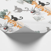 Schönes Halloween-Muster Geschenkpapier (Ecke)