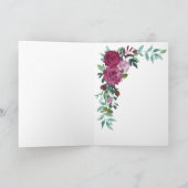 Schönes Hand Letted Gold Vielen Dank Dankeskarte (Innenseite)