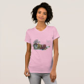 Schönes handbemaltes Korallenriff unter Wasser T-Shirt (Vorne ganz)