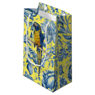 Schönes handgemalt gefährdetes Ara Kleine Geschenktüte