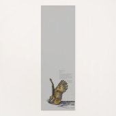 Schönes handgemaltes gefährdetes Fischugel Yogamatte (Vorderseite)