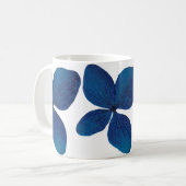 Schönes handgemaltes Wasser Farbe Dunkelblau Kaffeetasse (Vorderseite Links)