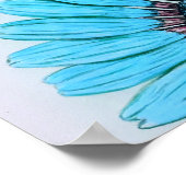 Schönes handgezeichnetes Blume Design Poster (Ecke)