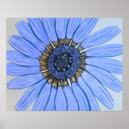 Schönes handgezeichnetes Blume Poster