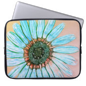 Schönes, handgezeichnetes Design der Blume Laptopschutzhülle (Vorderseite)