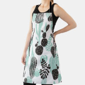 Schönes handgezogenes Kakti-Doodrom nahtloses Must Schürze (InSitu)