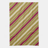 Schönes Handtuch mit Diagonalstreifen (Vertikal)