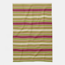 Schönes Handtuch mit Streifen