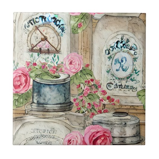 Schönes Handwerk Rustikale Küche Backsplantat Fliese (Vorderseite)