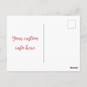 Schönes Happy Holidays Racoon Watercolor Kunstvoll Postkarte (Rückseite)