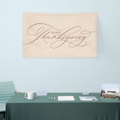 Schönes Happy-Thanksgiving-Manuskript Banner (Messeveranstaltung)
