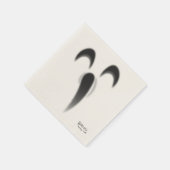 Schönes Hauntings Halloween Serviette (Ecke)