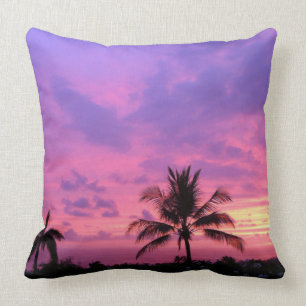 Schönes Hawaiianisches Sonnenuntergang-Kissen Kissen