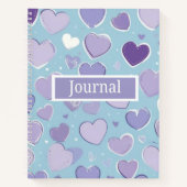 Schönes Heart Journal-Notebook Notizblock (Vorderseite)