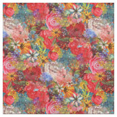 Schönes, helles, Abstraktes Blumenmuster Stoff (Nahaufnahme)