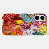 Schönes helles florales iPhone Case 1 (Rückseite (Horizontal))