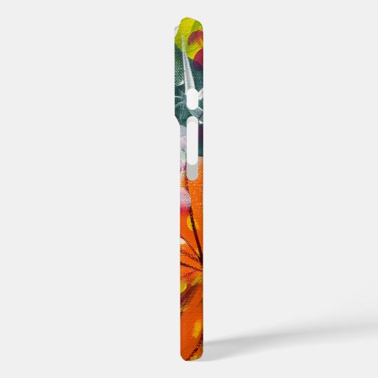 Schönes helles florales iPhone Case 1 (Rückseite / Links)