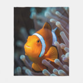 Schönes, hellgelbes Meeresfisch-Unterwasserbild Fleecedecke (Vorderseite)