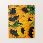 Schönes, herausforderndes Puzzle mit goldenen Sonn (Vertikal)