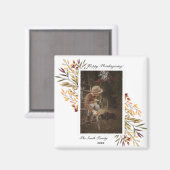 Schönes Herbst-Erntedank-Foto Magnet (Vorderseite/Rückseite)