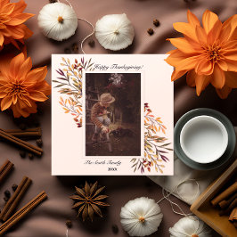 Schönes Herbst-Erntedank-Foto Magnetkarte