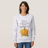 Schönes Herbstkürbis Sweatshirt (Vorne ganz)