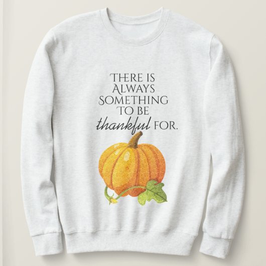 Schönes Herbstkürbis Sweatshirt (Design vorne)