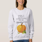 Schönes Herbstkürbis Sweatshirt (Vorderseite)