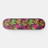 Schönes Herbstlaub-Muster im Herbst Skateboard (Horizontal)